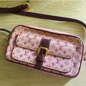 Louis Vuitton Mini Monogram Juliette Pink Crossbody Bag